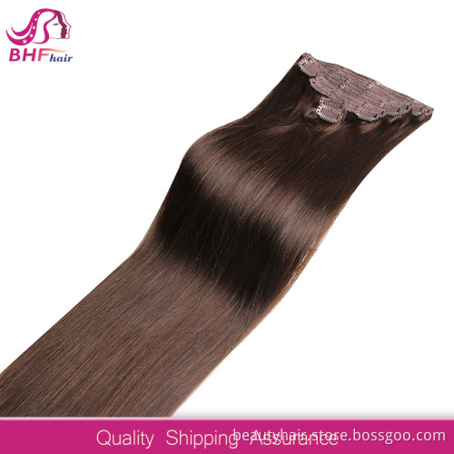 100% triple weft remy peruvian clip in hair extensions